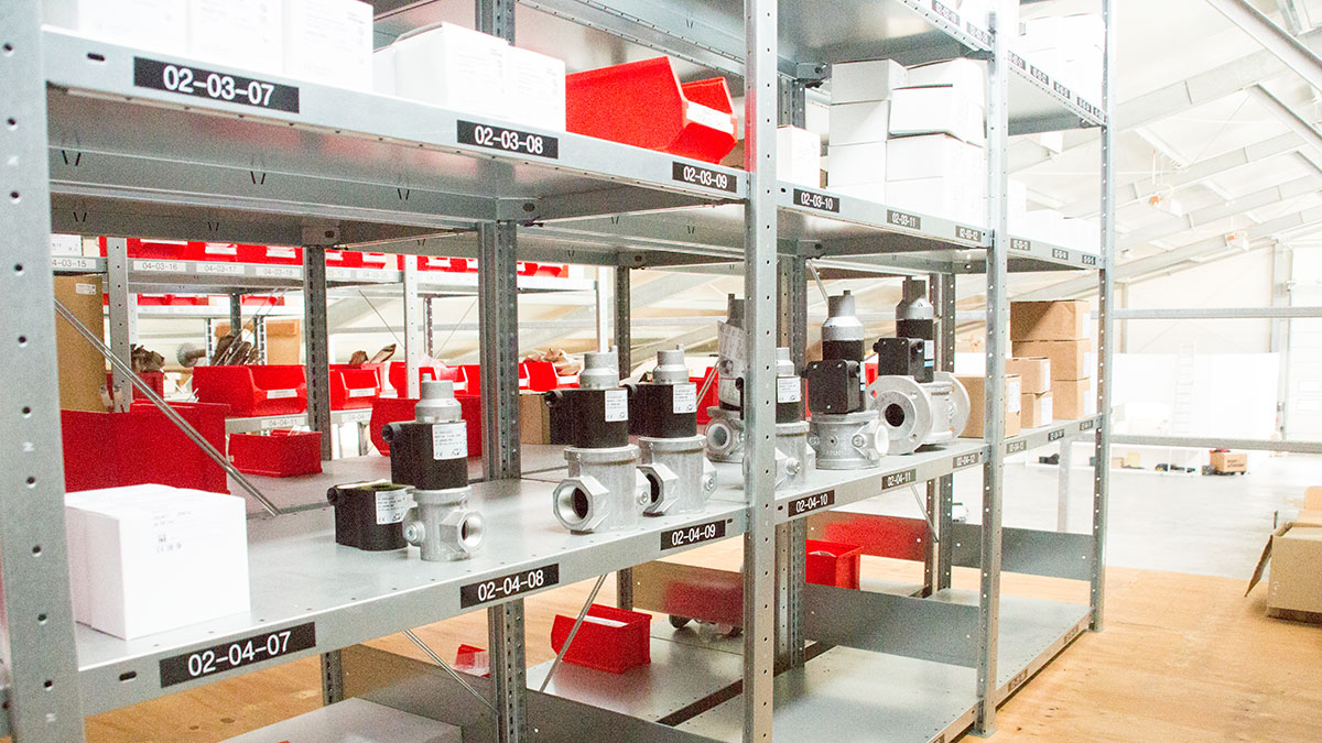 SCK Service Center Gastechnik Ersatzteillager